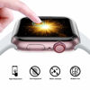 Picture of GEAK 3 Pack Compatible with Apple Watch Case 38mm,Soft HD High Sensitivity Screen Protector with TPU All Around Anti-Fall Protective Case Cover for iWatch Series 3/2/1 38mm Black/Clear/Rose Pink