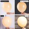 Picture of PartyWoo Apricot Balloons, 140 pcs Retro Apricot Balloons Different Sizes Pack of 18 Inch 12 Inch 10 Inch 5 Inch Balloons for Balloon Garland or Balloon Arch as Party Decorations, Birthday Decorations