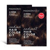Picture of Madison Reed Radiant Hair Color Kit, Permanent Hair Dye, 100% Gray Coverage, Ammonia-Free, Barletta Brown 4.5NNN Dark Brown for Resistant Grays, Pack of 2