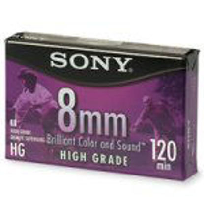 Picture of Sony Video Cassette Tape, 8 MM High Grade, 120 Minutes