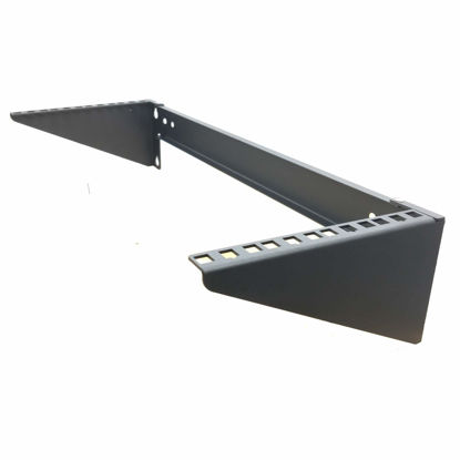 Picture of Mofangtech 4U Folding 19 Inches Cold Rolled Steel Wall Mountable Simple Vertical Rack and Networking Euipment Rack Including Hardware for Assembly (4U100)…