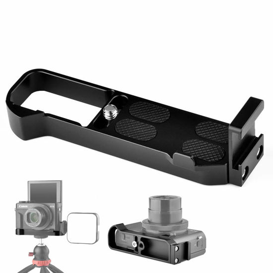 GetUSCart Camera Extension Base Plate for Canon G7X Mark III and Mark II, Easy Hood Video