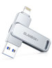Picture of MFi Certified Flash Drive 256GB for iPhone USB Memory Stick Thumb Drives High Speed USB Stick,Photo Stick External Storage for iPhone/iPad/Android/PC