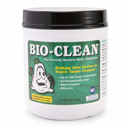 Picture of Bio-Clean Drain Septic 2# Can Cleans Drains- Septic Tanks - Grease Traps All Natural and 100% Guaranteed No Caustic Chemicals! Removes fats Oil and Grease, Completely Cleans Your System.