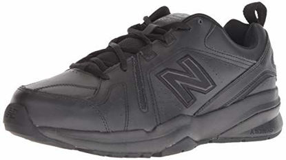 Picture of New Balance Men's 608 V5 Casual Comfort Cross Trainer, Black/Black, 14