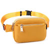 Picture of ZORFIN Fanny Packs for Women Men, Crossbody Fanny Pack, Belt Bag with Adjustable Strap, Fashion Waist Pack for Outdoors/Workout/Traveling/Casual/Running/Hiking/Cycling (Yellow2)