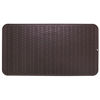 Picture of MicoYang Silicone Dish Drying Mat for Multiple Usage,Easy clean,Eco-friendly,Heat-resistant Silicone Mat for Kitchen Counter or Sink,Refrigerator or Drawer Liner Coffee XXXXL 32 inches x 18 inches