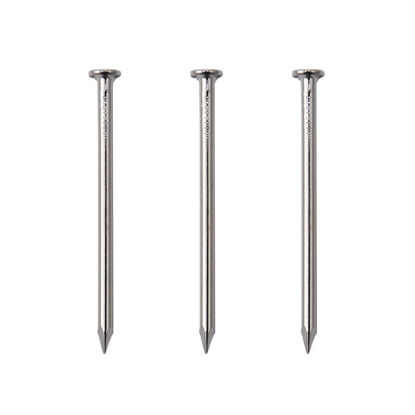 Picture of 240pcs Hardware Nails, 1-1/2 Inches Nickel Plated Hanging Nails, Wall Nails for Hanging Picture, Wood Nails, Long Nails, Wire Nails (1-1/2 In)