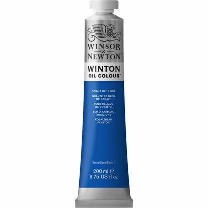 Picture of Winsor & Newton Winton Oil Color, 200ml (6.75-oz) Tube, Cobalt Blue Hue