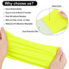 Picture of VINYL FROG Heat Transfer Vinyl Roll HTV Vinyl - 12"x5ft Neon Yellow Iron on Vinyl for T-Shirts, Heat Press Vinyl for DIY Craft Designs (Neon Yellow)