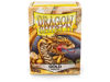 Picture of Dragon Shield Matte Gold Standard Size 100 ct Card Sleeves Individual Pack