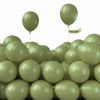 Picture of PartyWoo Retro Green Balloons, 50 pcs 5 Inch Sage Green Balloons, Green Balloons for Balloon Garland Arch as Party Decorations, Birthday Decorations, Wedding Decorations, Baby Shower Decorations