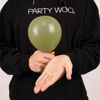 Picture of PartyWoo Retro Green Balloons, 50 pcs 5 Inch Sage Green Balloons, Green Balloons for Balloon Garland Arch as Party Decorations, Birthday Decorations, Wedding Decorations, Baby Shower Decorations