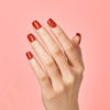 Picture of KISS imPRESS Color Polish-Free Solid Color Press-On Nails, PureFit Technology, Short Length, 'Reddy or Not', Includes Prep Pad, Mini Nail File, Cuticle Stick and 30 Fake Nails