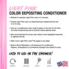 Picture of NO FADE FRESH Light Pink Hair Color Depositing Conditioner with BondHeal Bond Rebuilder - Maintain & Refresh Pastel Pink Color, Deep Conditioner Hair Mask - Sulfate, Paraben & Ammonia Free 6.4 oz