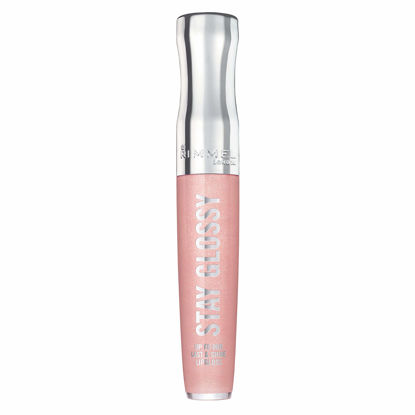 Picture of Rimmel Stay Glossy 6HR Lip Gloss, Dorchester Rose, 0.18 Fl Oz (Pack of 2)