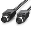 Picture of JUXINICE Mini-DIN 8-pin Male to Male Cable,Copper Wire 8 PIN Serial RS232 Cable Suitable for JVC Subwoofer Replacement 8 Pin Cable Home Theater Audio (6FT,Black