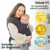 Picture of KeaBabies Baby Wrap Carrier - All in 1 Original Breathable Baby Sling, Lightweight,Hands Free Baby Carrier Sling, Baby Carrier Wrap, Baby Carriers for Newborn, Infant, Baby Wraps Carrier (Mystic Gray)