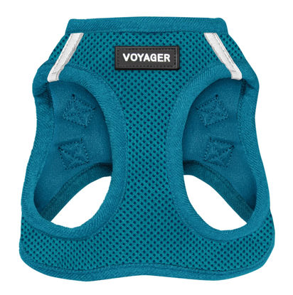 Picture of Voyager Step-in Air Dog Harness - All Weather Mesh Step in Vest Harness for Small and Medium Dogs by Best Pet Supplies - Harness (Turquoise), XXX-Small