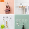 Picture of GLUIT ClearMax Large Hooks Heavy Duty 22 lbs Waterproof Adhesive Wall Hooks for Closet Wardrobe and Storage 18 Pack