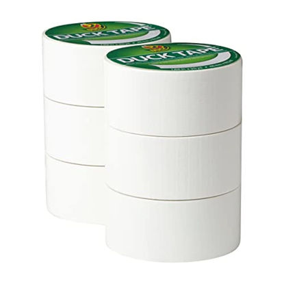 Picture of Duck Brand 1265015_C Duck Color Duct Tape, 6-Roll, White