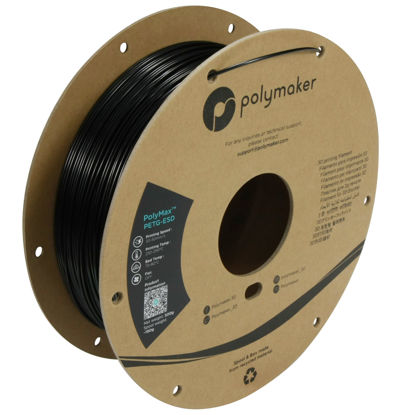 Picture of Polymaker PETG-ESD Electrostatic Discharge Safe Filament 1.75mm, 500g Roll - PolyMax Electrostatic Safe PETG Filament Tough 3D Printer Filament for Electronics Industry