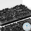Picture of 4000 Pcs Black Clay Beads for Bracelets Making, Polymer Spacer Flat Beads DIY for Jewelry Necklace Earring Making Kit, Preppy Aesthetic Heishi Heshie Thin Disk Beads Assortments Set 6MM