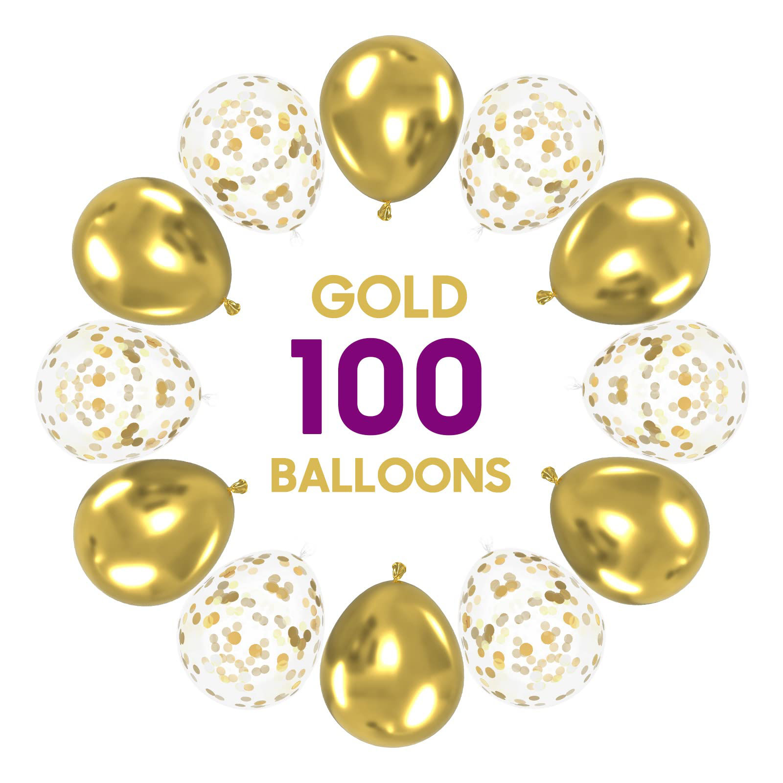 SEASPIN Corno Persuasore Pendolino – Artificiale Gold Glitter 3g (Confezione 3 Pezzi)