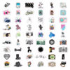 Picture of 100Pcs Photography Stickers, Camera Stickers for Water Bottles, Laptop, Scrapbooking, Planners - Photographer Gifts Women, Camera Gifts for Photographers Women, Photography Accessories