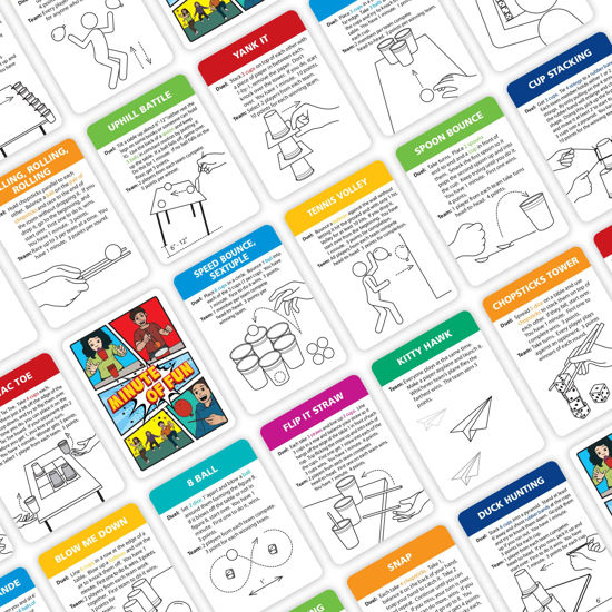 GetUSCart- Minute of Fun Party Game - 237 Minute to Win It Challenges ...