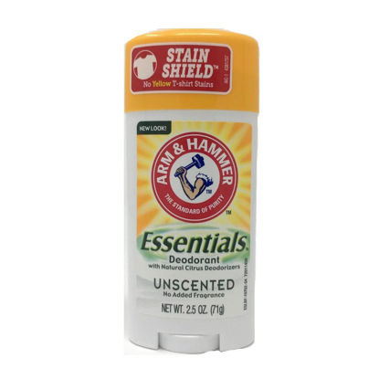 Picture of Arm & Hammer Essentials Natural Deodorant, Unscented 2.5 oz (71 g)