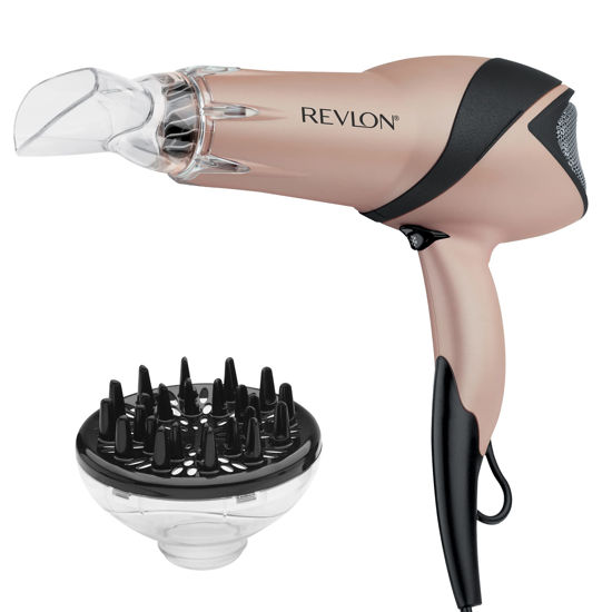 GetUSCart REVLON Infrared Hair Dryer 1875 Watts of Maximum Shine Softness and Control Rose Gold