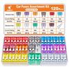 Picture of JOREST 120Pcs Car Fuse Kit - Replacement Fuses Assortment Kit for Car/RV/Truck/Motorcycle(2Amp 3A 5A 7.5A 10A 15A 20A 25A 30A 35A 40A) - Standard Blade Fuses Automotive + Auto Fuse Puller