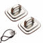 Picture of Security Anchor Base Plate for Keyed or Combination Cable Locks,Desk Mount Anchor Accessory for Cable Locks