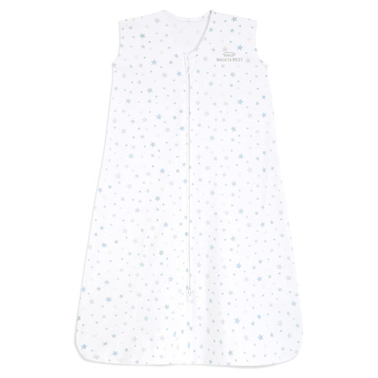 Picture of HALO Sleepsack 100% Cotton Wearable Blanket, TOG 0.5, Twinkle Blue, Large