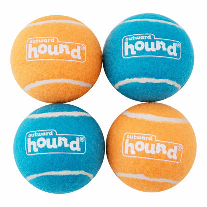 Picture of Outward Hound Tennis Ballz Fetch Dog Toy, 4-Pack