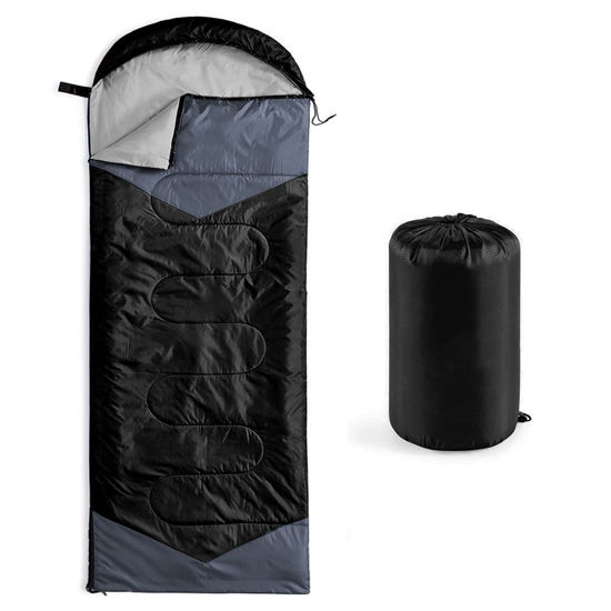 Picture of oaskys Camping Sleeping Bag - 3 Season Warm & Cool Weather - Summer Spring Fall Lightweight Waterproof for Adults Kids - Camping Gear Equipment, Traveling, and Outdoors