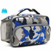 Picture of FlowFly Kids Lunch box Insulated Soft Bag Mini Cooler Back to School Thermal Meal Tote Kit for Girls, Boys,Blue Camo