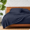 Picture of Bare Home Queen Sheet Set - Luxury 1800 Ultra-Soft Microfiber Queen Bed Sheets - Double Brushed - Deep Pockets - Easy Fit - 4 Piece Set - Bedding Sheets & Pillowcases (Queen, Midnight Blue)
