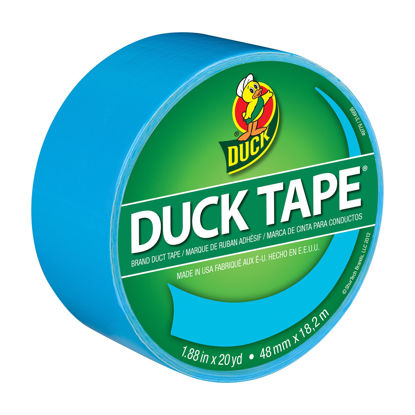 Picture of Duck Brand 1311000 Color Duct Tape, Electric Blue, 1.88 Inches x 20 Yards, Single Roll