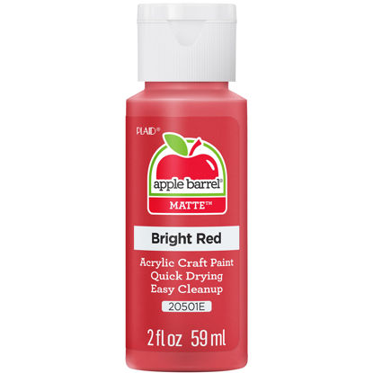 Picture of Apple Barrel Acrylic Paint in Assorted Colors (2 oz), 20501, Bright Red