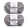 Picture of Bernat Blanket Ashen Titanium Yarn - 2 Pack of 300g/10.5oz - Polyester - 6 Super Bulky - 220 Yards - Knitting/Crochet