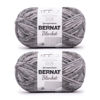 Picture of Bernat Blanket Ashen Titanium Yarn - 2 Pack of 300g/10.5oz - Polyester - 6 Super Bulky - 220 Yards - Knitting/Crochet