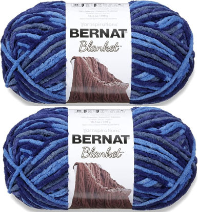 Picture of Bernat Blanket North Sea Yarn - 2 Pack of 300g/10.5oz - Polyester - 6 Super Bulky - 220 Yards - Knitting/Crochet