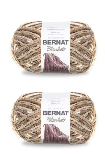Picture of Bernat Blanket Sonoma Yarn - 2 Pack of 300g/10.5oz - Polyester - 6 Super Bulky - 220 Yards - Knitting/Crochet