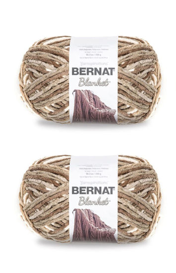 Picture of Bernat Blanket Sonoma Yarn - 2 Pack of 300g/10.5oz - Polyester - 6 Super Bulky - 220 Yards - Knitting/Crochet