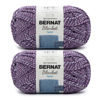 Picture of Bernat Blanket Twist Grape Kiss Yarn - 2 Pack of 300g/10.5oz - Polyester - 6 Super Bulky - 220 Yards - Knitting/Crochet