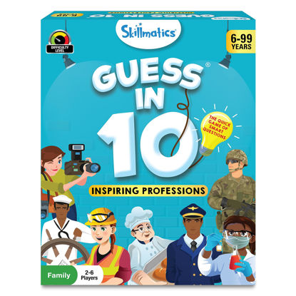 Picture of Skillmatics Card Game - Guess in 10 Inspiring Professions, Gifts for 6 Year Olds and Up, Quick Game of Smart Questions, Fun Family Game