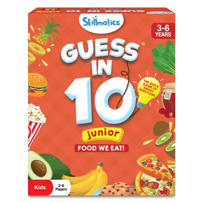 Picture of Skillmatics Card Game - Guess in 10 Junior Food We Eat, Quick Game of Smart Questions, Gifts & Fun Learning for Ages 3 to 6