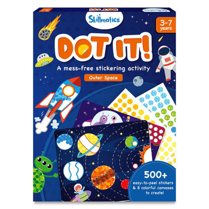 Picture of Skillmatics Art Activity Dot it - No Mess Sticker Art, 8 Space Themed Pictures, Gifts for Ages 3 to 7